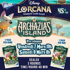 Lorcana Archazias Island prerelease - Premium Event - Vendredi 7 Mars - 19h